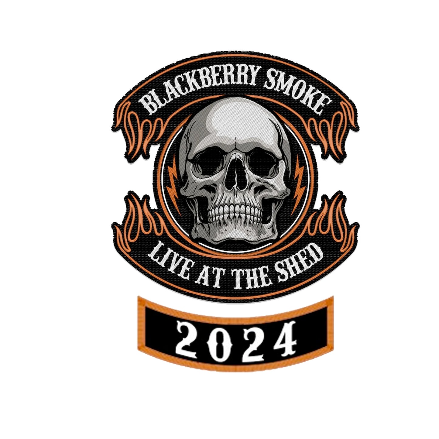 Shed Event Patch with Year Rocker Patch