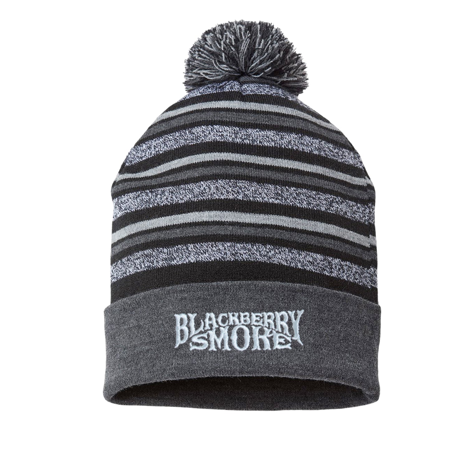 Blackberry Smoke Heather Pom Beanie