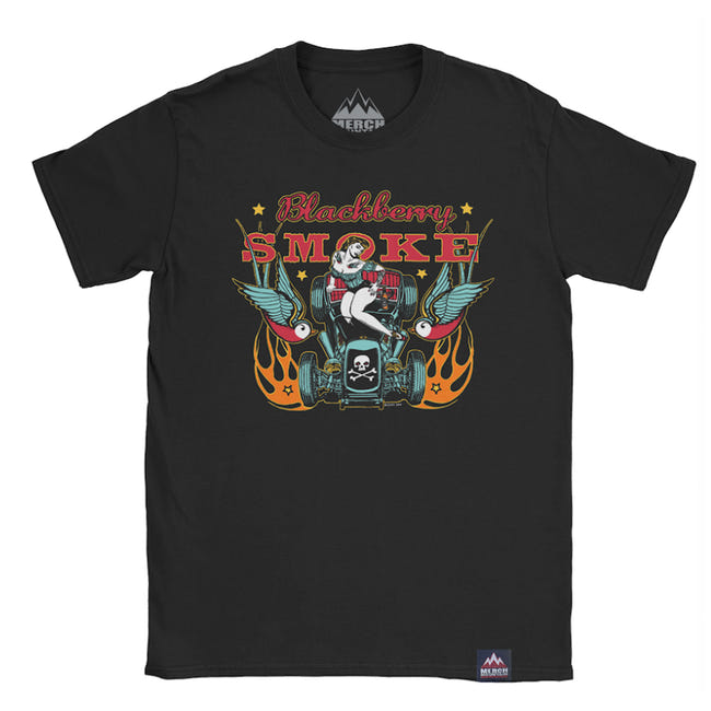 T-shirt Homme Coton Blackberry Smoke - Manches Courtes, Col Rond - Coupe Classique - 1