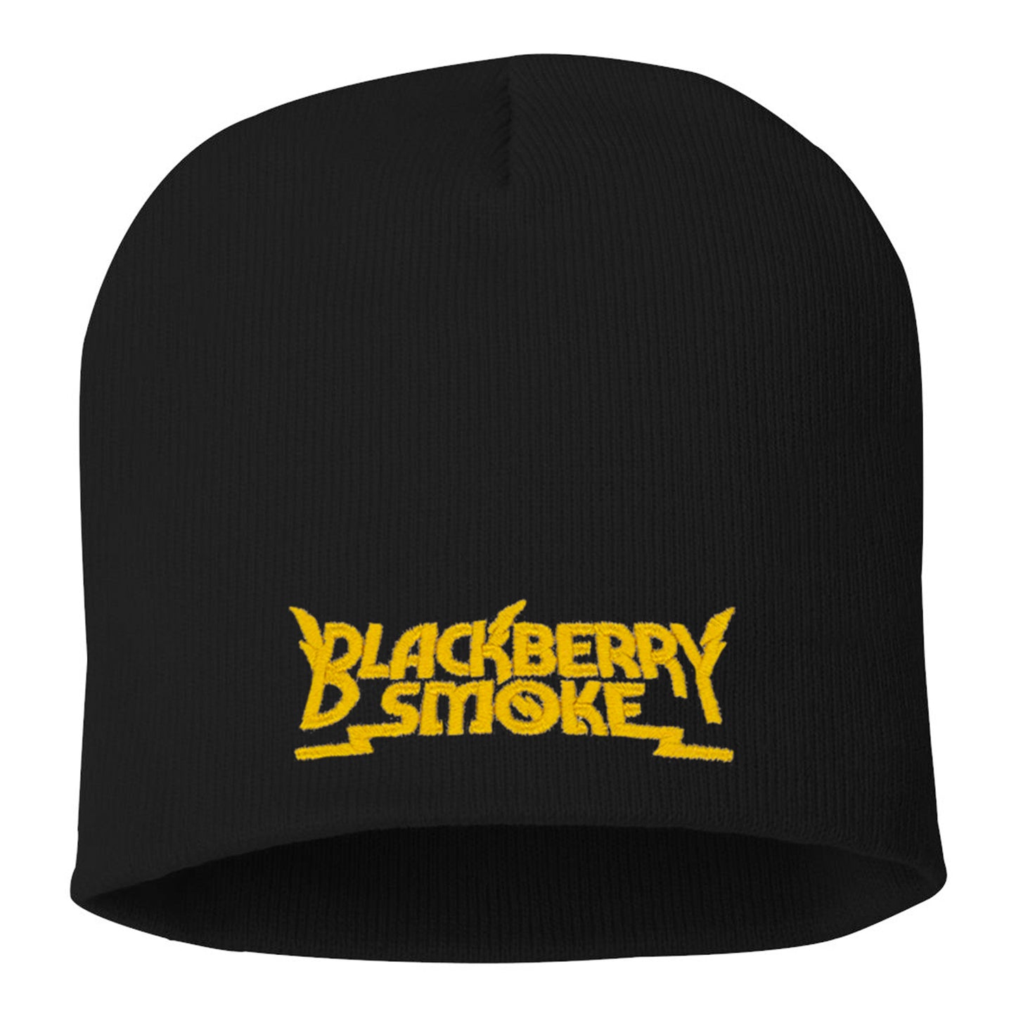 EMBROIDERED GOLD LOGO BEANIE