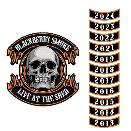 Shed Event Patch with Year Rocker Patch