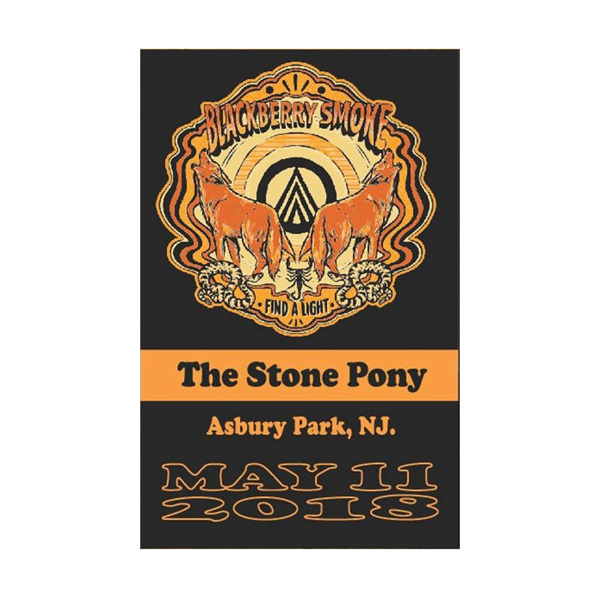 TOUR POSTER 2018 Asbury Park Stone Pony - D11