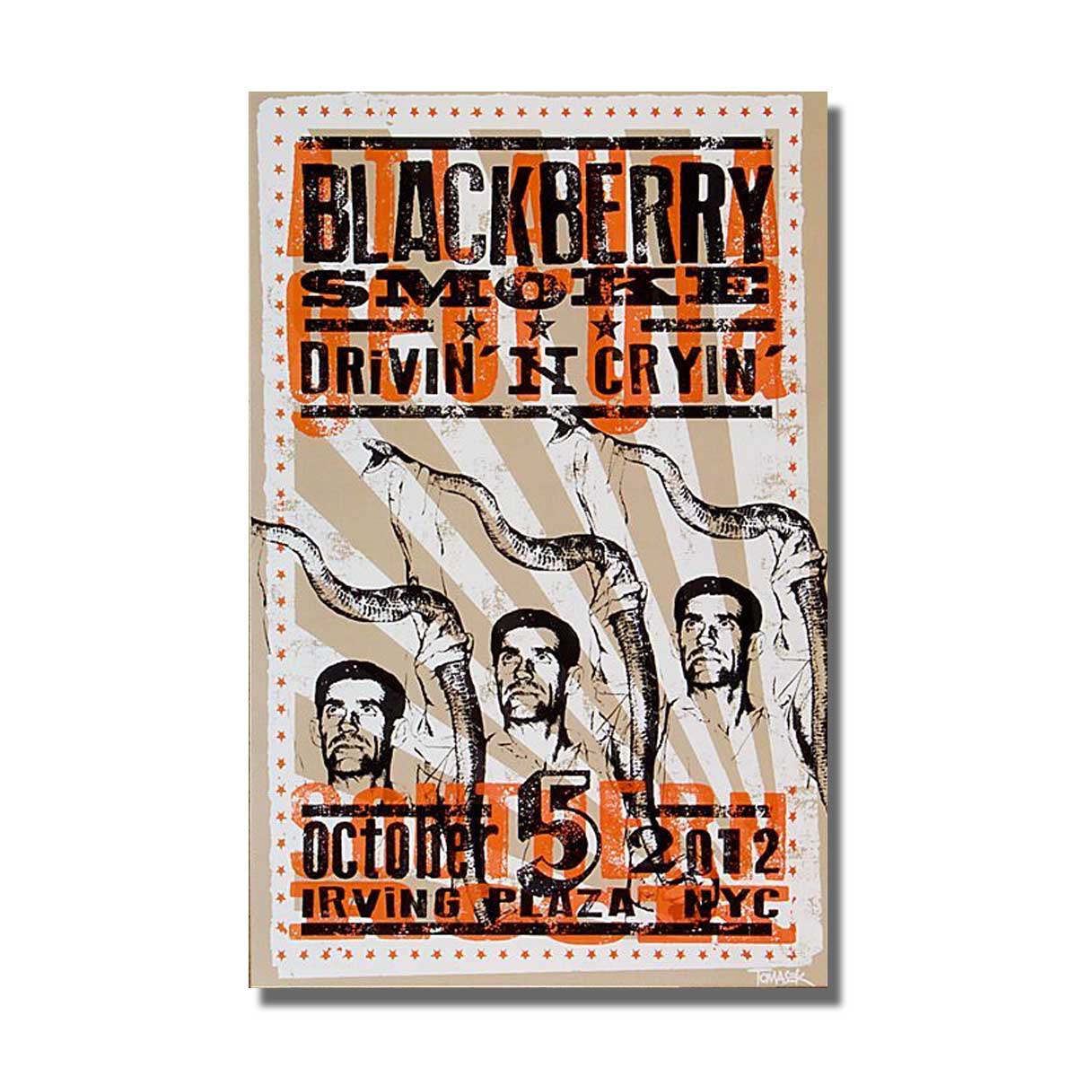 NYC Irving Plaza Show Poster - 10/5/12 - D14