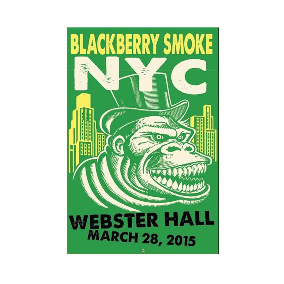 BBS Webster Hall NYC Poster 2015 - APE - D16