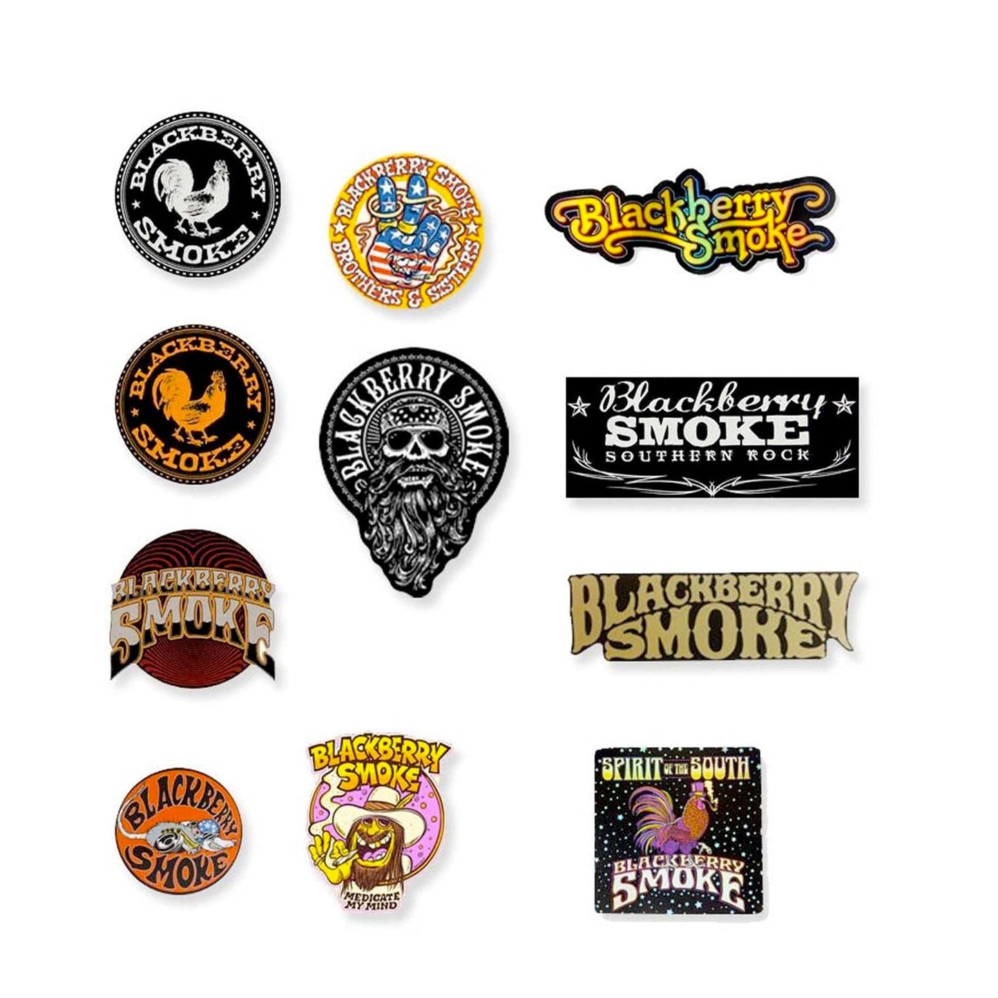 BLACKBERRY SMOKE STICKER PACK
