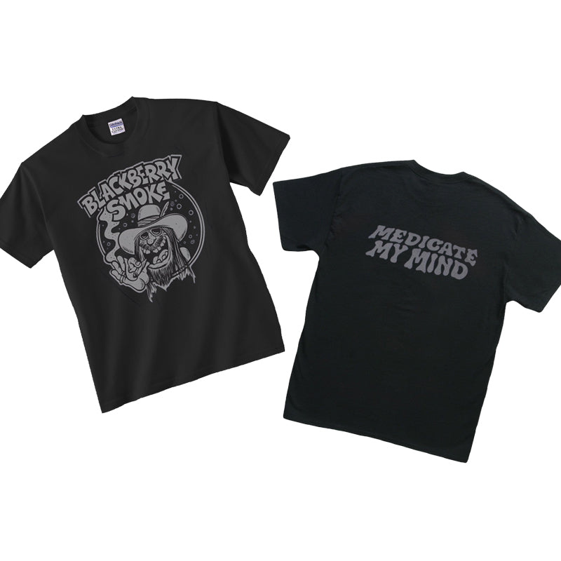 MEDICATE MY MIND BLACK TEE