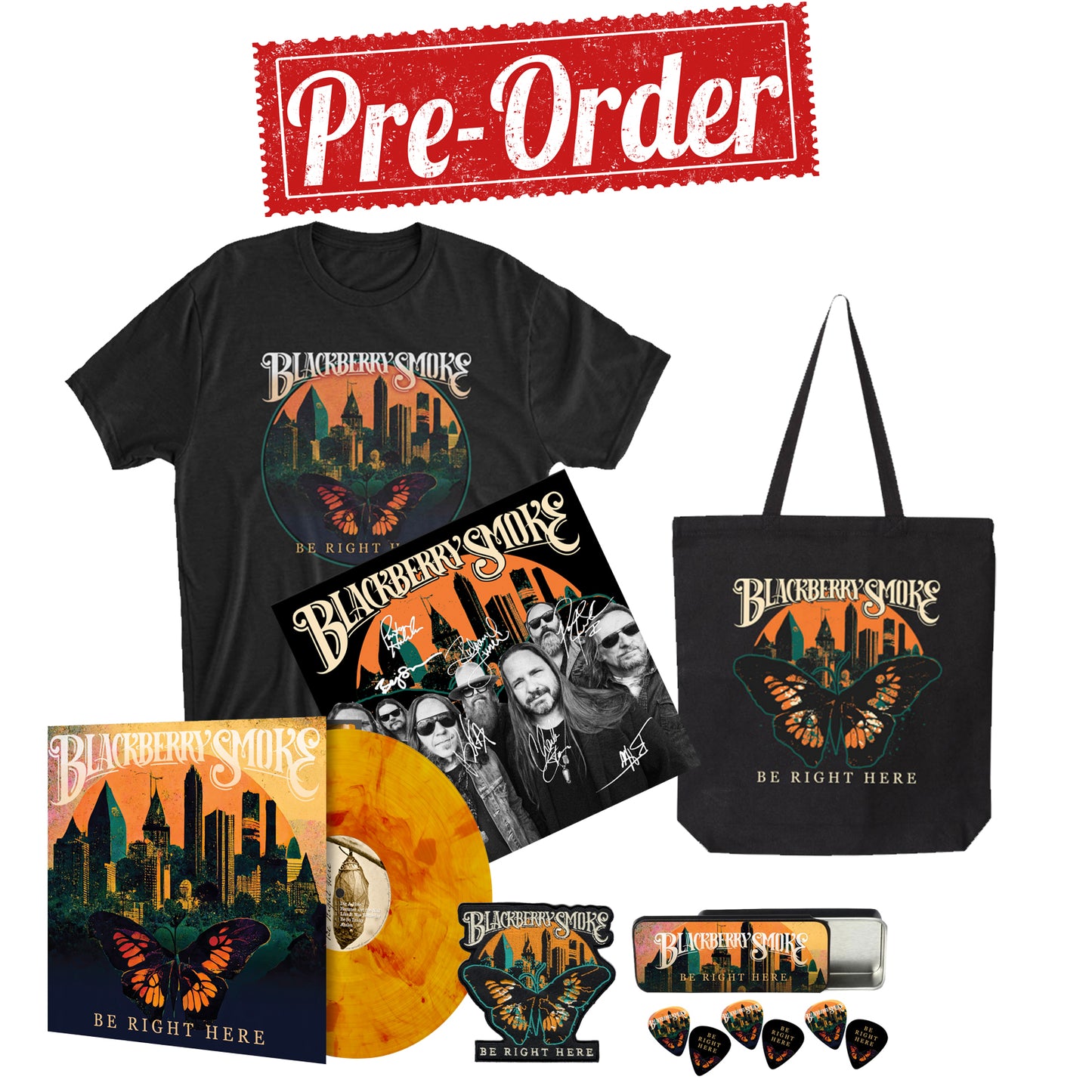 Be Right Here LP Bundle PRE ORDER