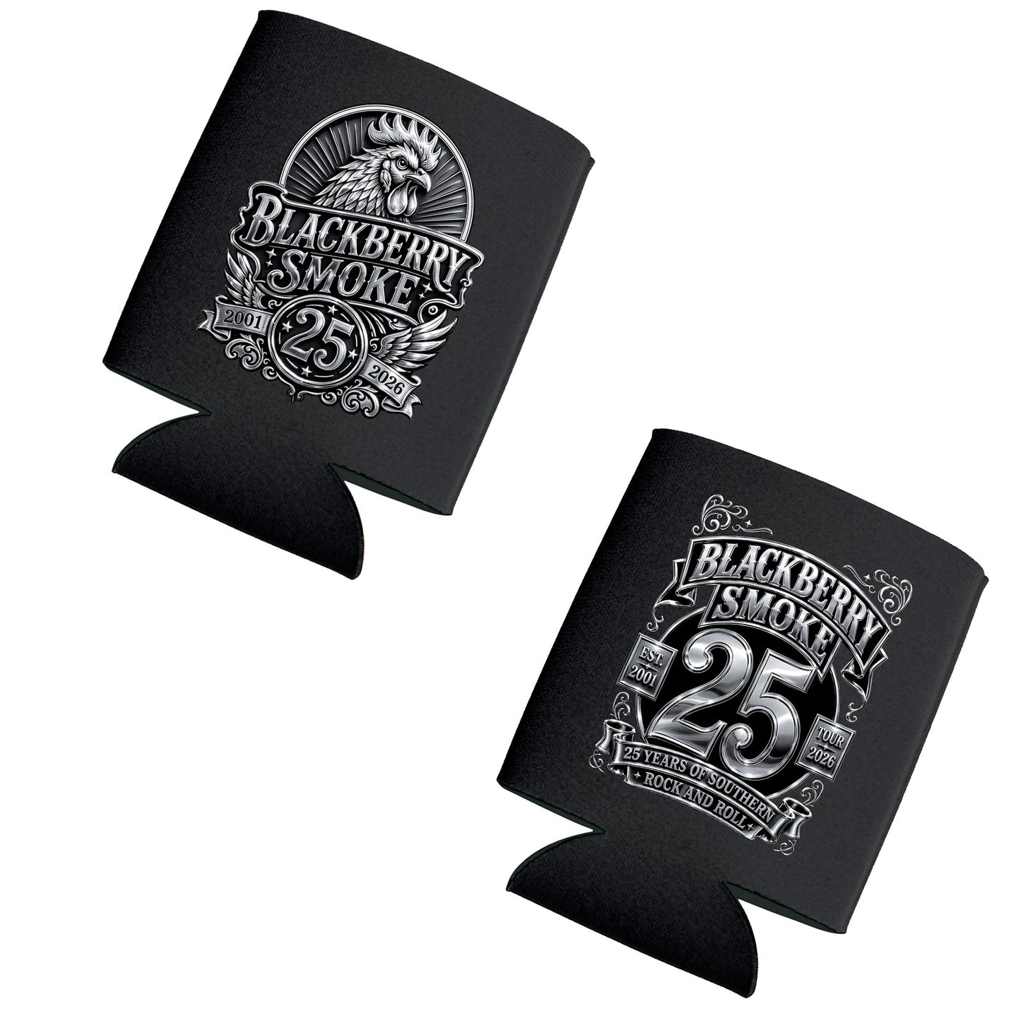 Blackberry Smoke 25 year anniversary Coozie