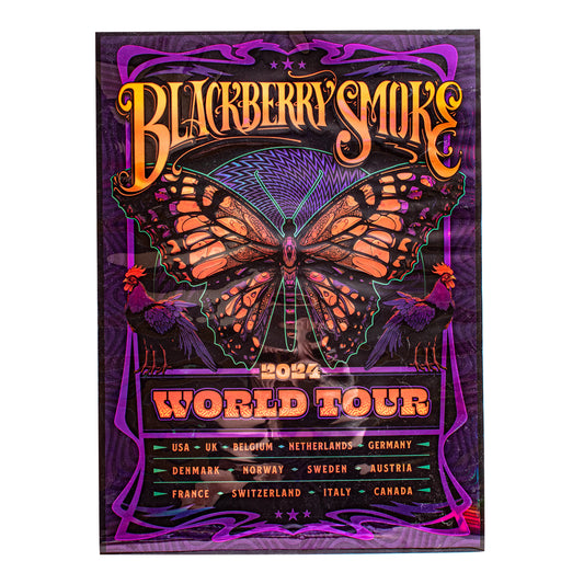 2024 Be Right Here World Tour Foil Poster D26