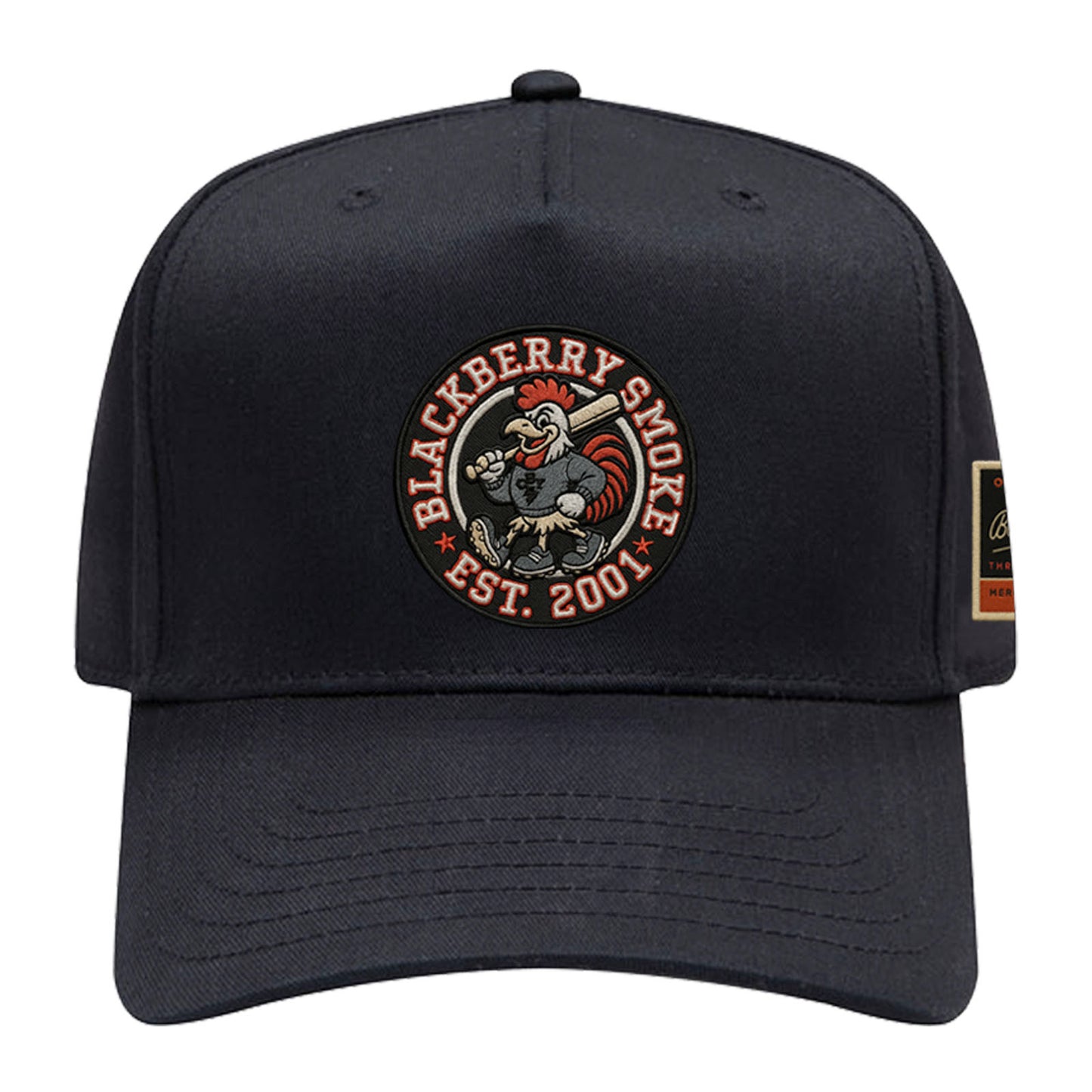 Black cap with 'Blackberry Smoke' logo on a white background