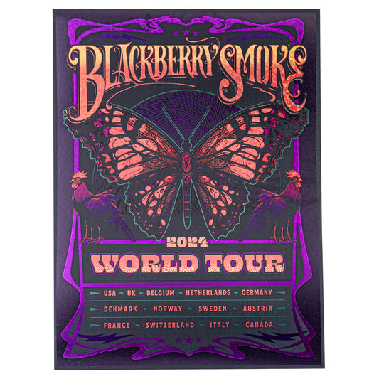 2024 Be Right Here World Tour Foil Poster D26