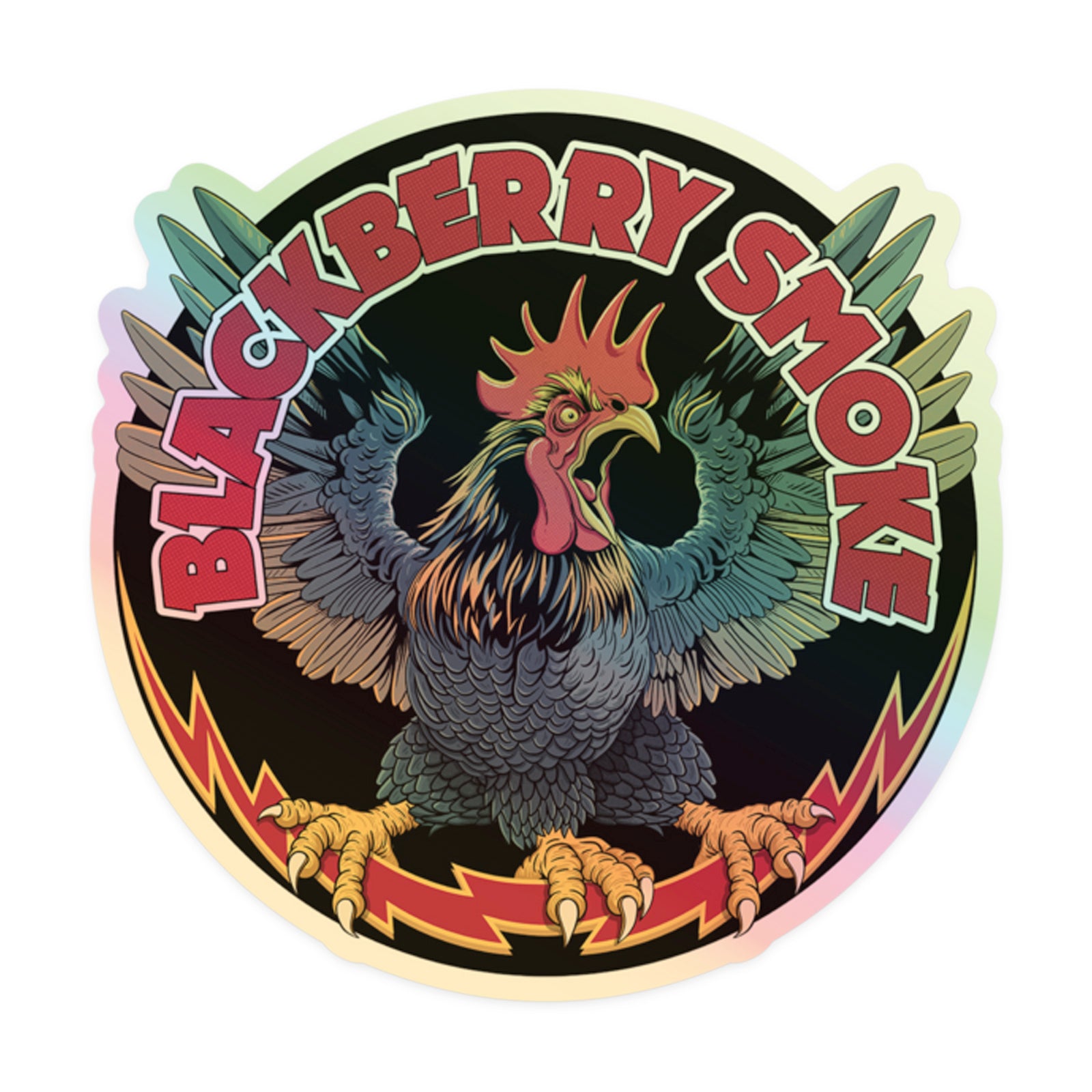 Lightning Rooster Sticker – Blackberry Smoke's Official Website