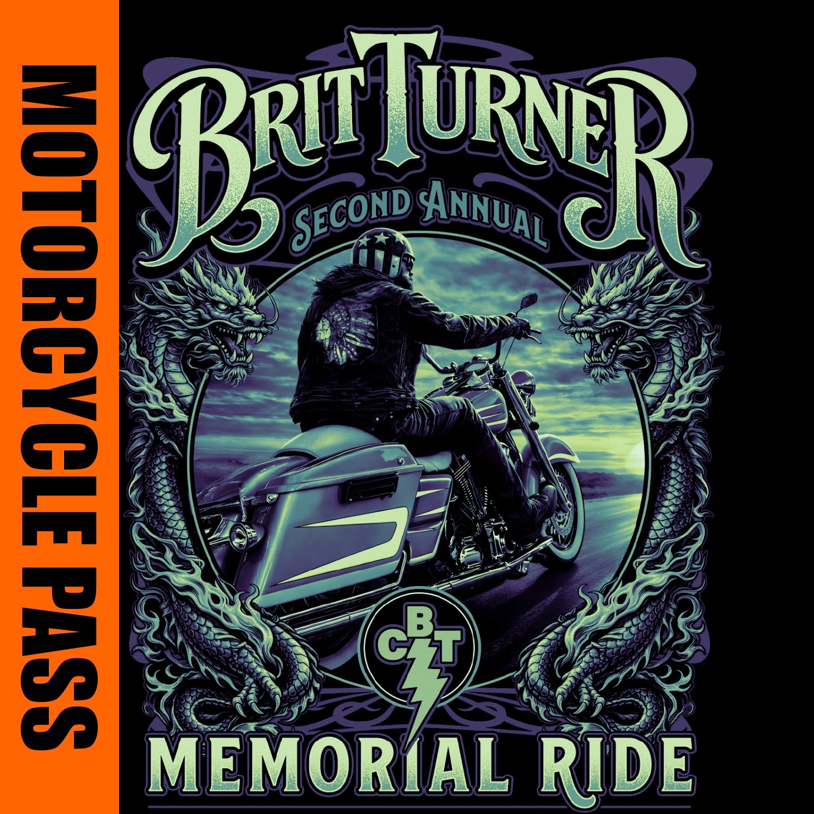 Motorcycle PASS - Second Annual Brit Turner Memorial Ride