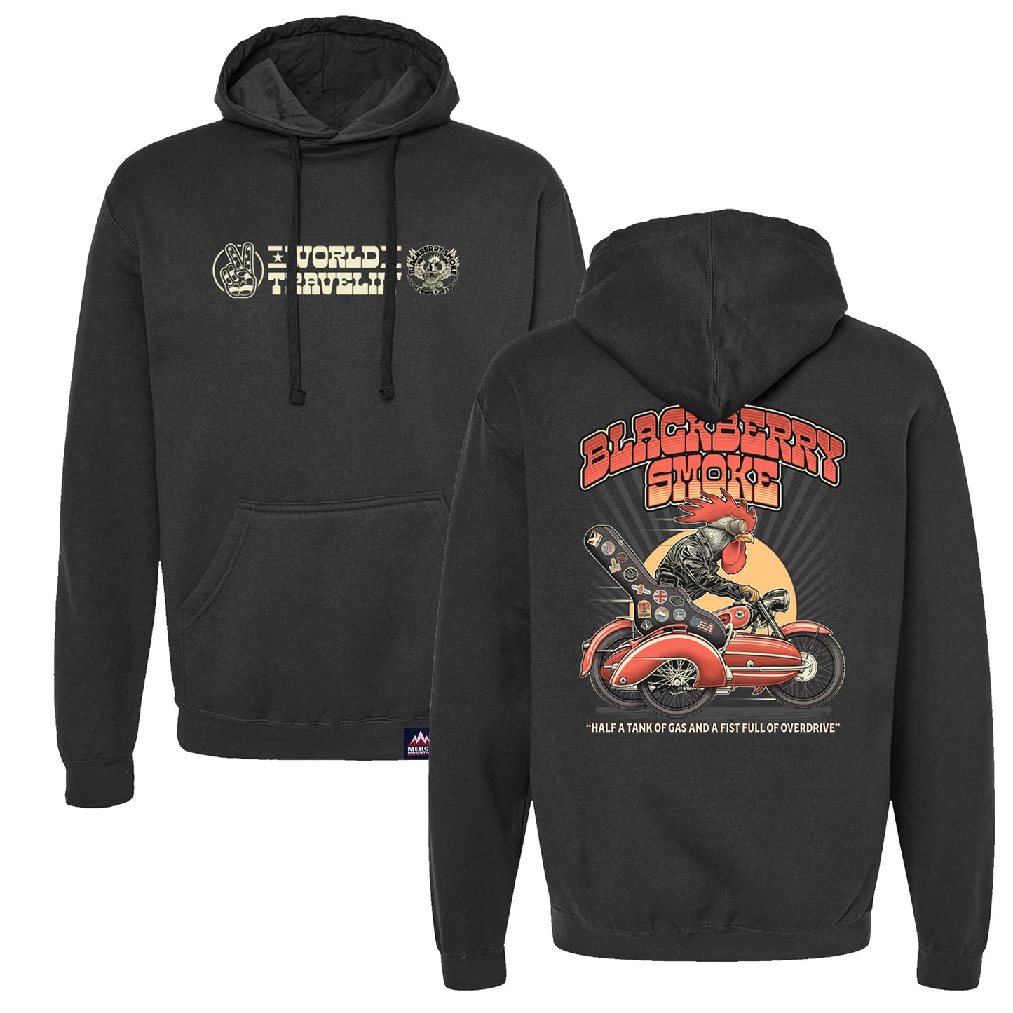 BLACKBERRY SMOKE - World Travlin' Hoodie