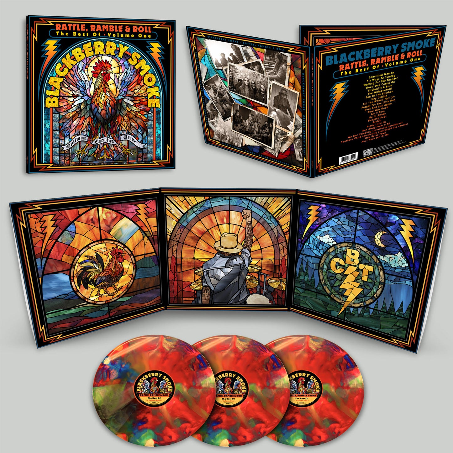 Blackberry Smoke vinyl record set Rattle Ramble and Roll 