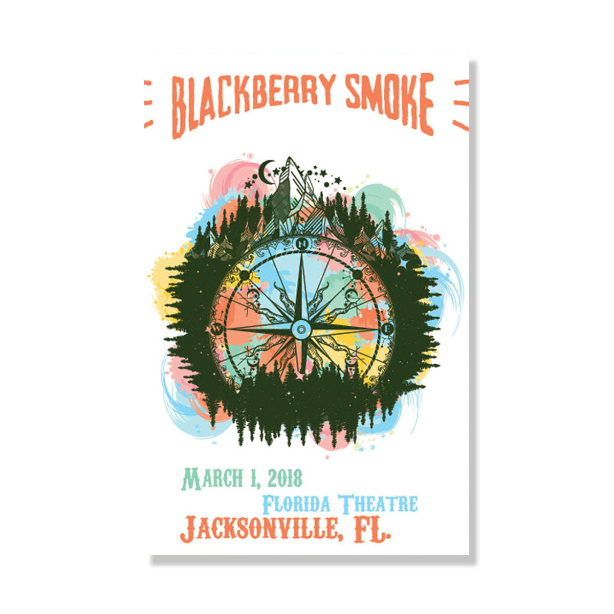 TOUR POSTER 2018 March 1st Florida Theater - D17