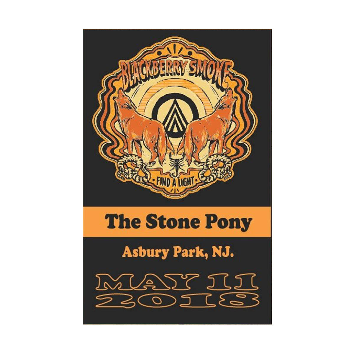 TOUR POSTER 2018  Asbury Park Stone Pony - D11