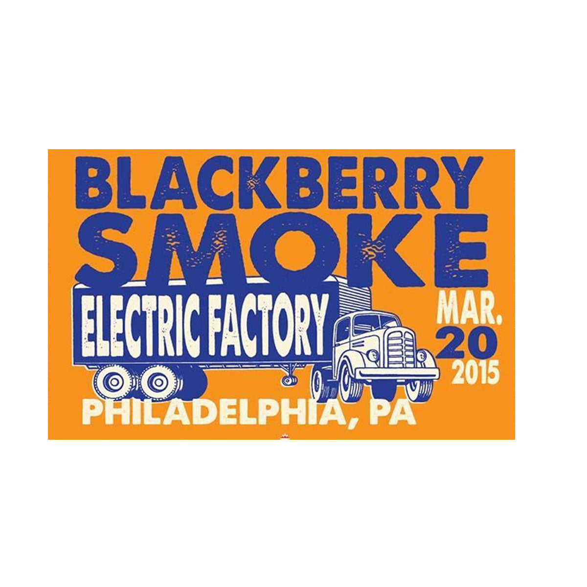 BBS Philadelphia Electric Factory Poster March 20, 2015 - D12