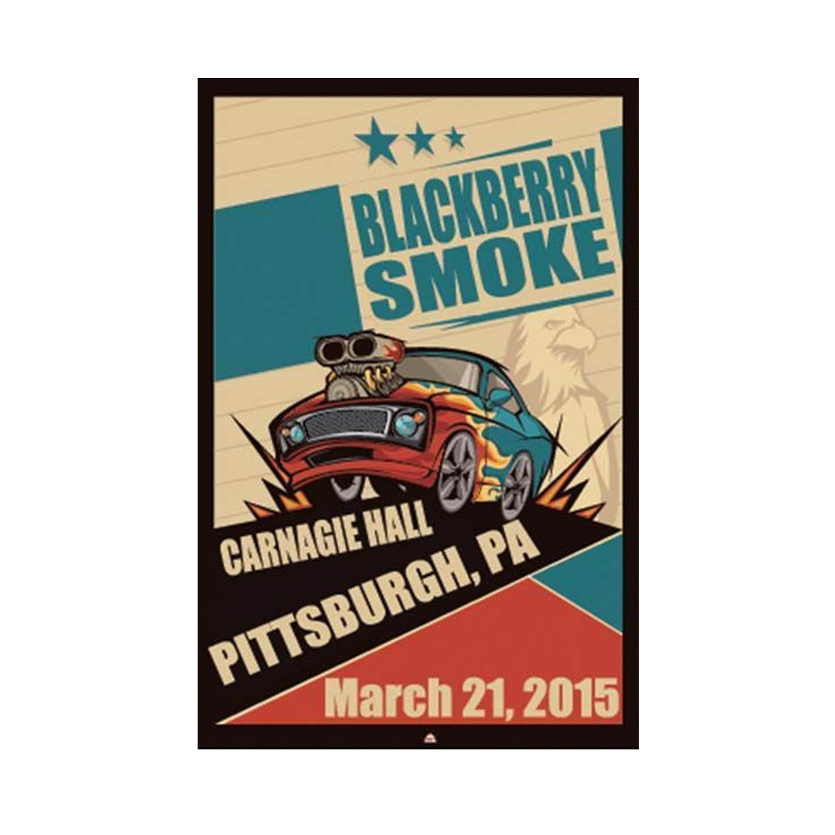 BBS Pittsburgh Carnagie Hall March 21, 2015 Poster - D17