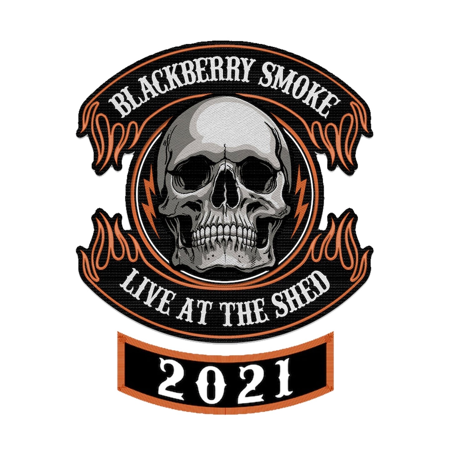 Shed Event Patch with Year Rocker Patch
