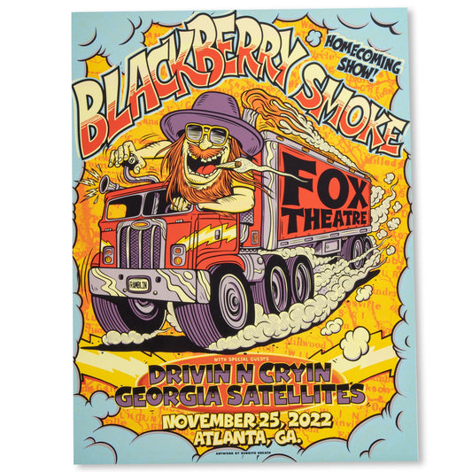 2022 Fox Theater Homecoming Show Poster-Silkscreen