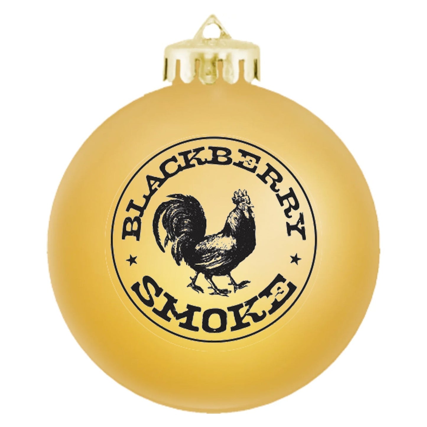 Rooster GLASS CHRISTMAS TREE ORNAMENT