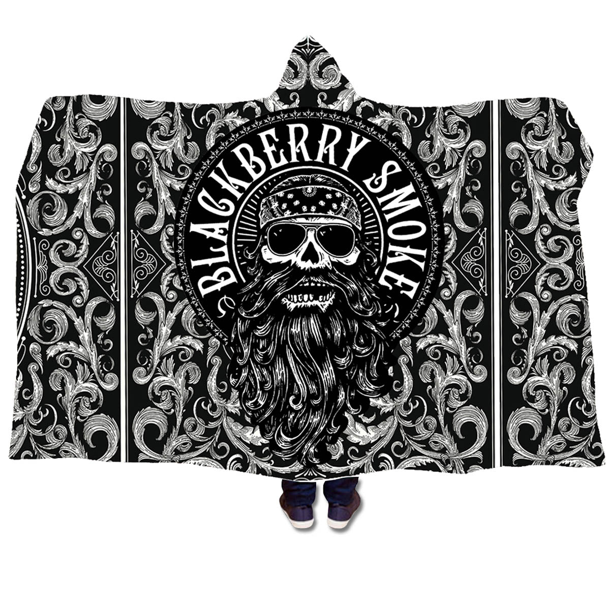 Hooded Premium Sherpa Beard Blanket