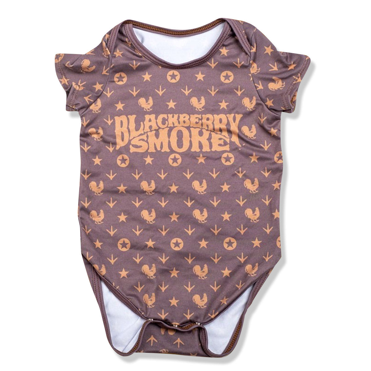 ALL OVER PRINT ONESIE (BROWN)