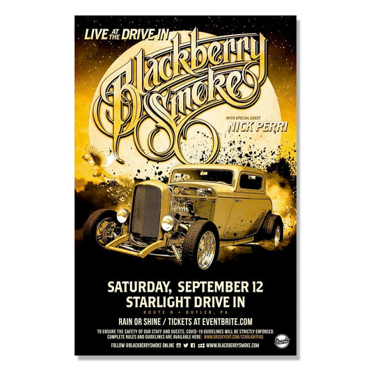 Live At The Drive In Butler, PA 2020 Tour Poster -D16
