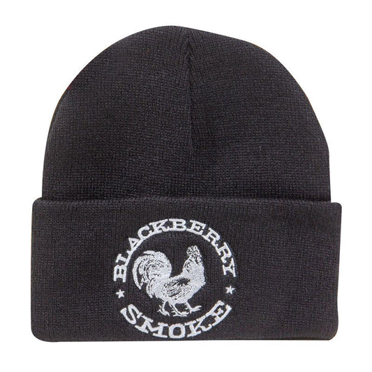 EMBROIDERED SILVER ROOSTER SKI HAT