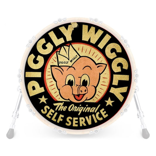 BASS DRUM HEAD Piggly Wiggly 2021 TOUR