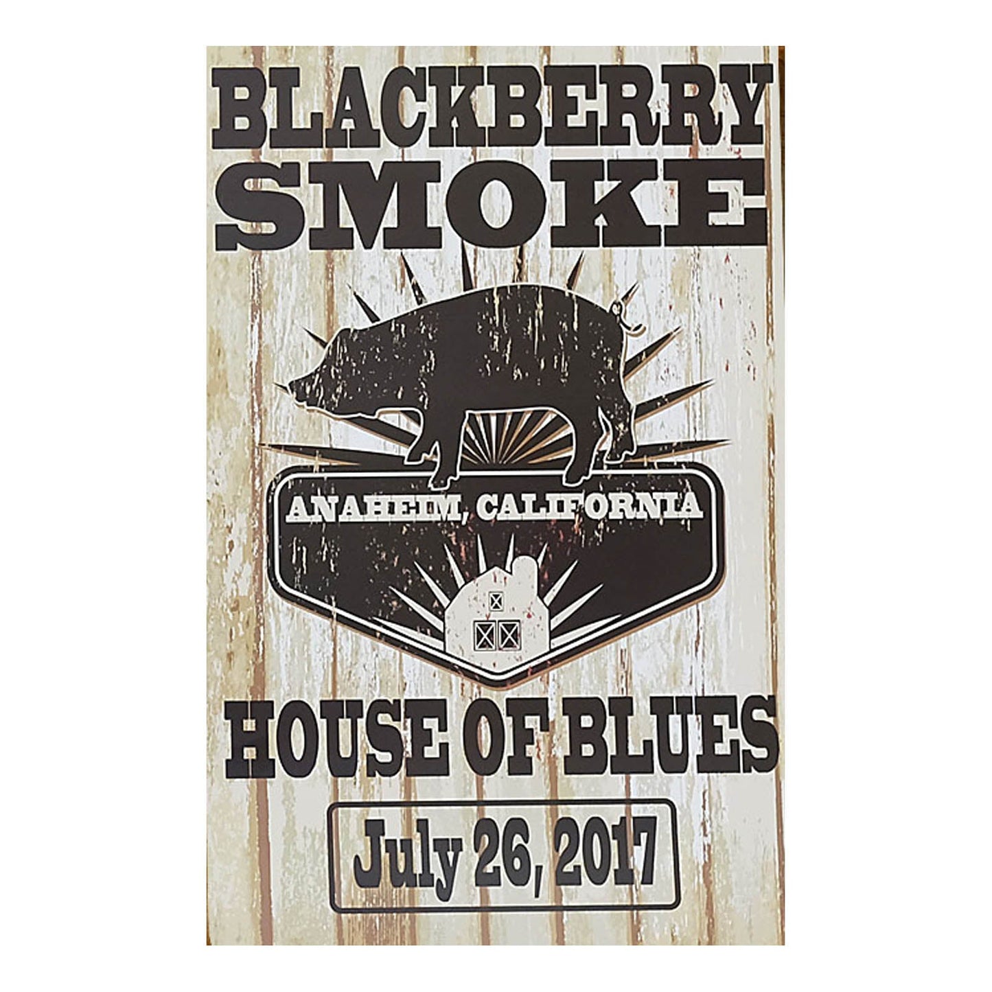 House of Blues Anaheim 2017 Poster - D18