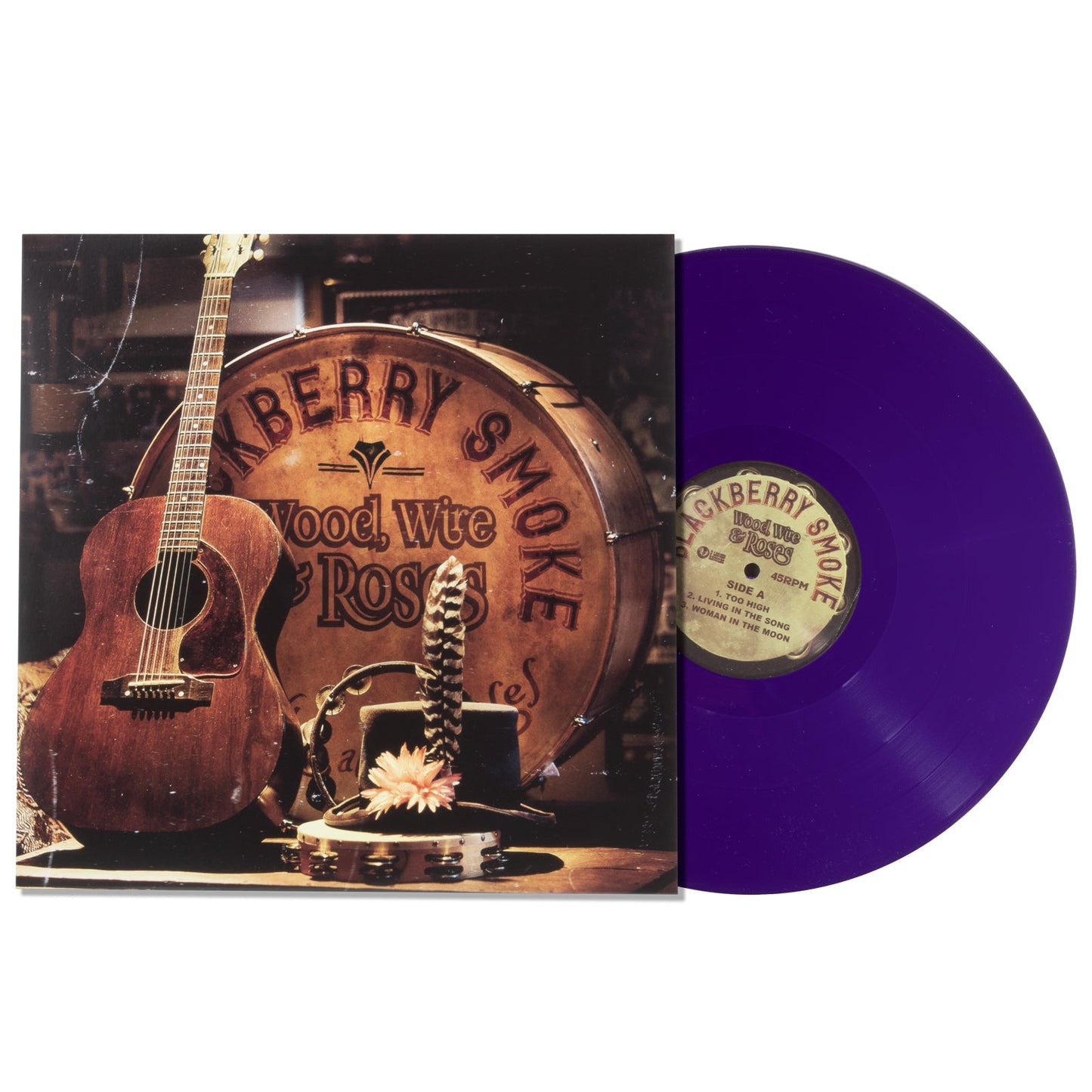 WOOD WIRE AND ROSES 12 INCH GREEN VINYL BLACKBERRY SMOKE LP RECORD –  Blackberry Smoke
